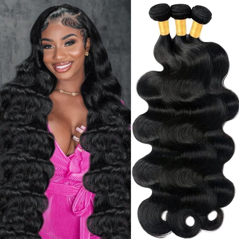 Human Hair Bundles Body Wave 18 20 22 Inch Unprocessed Brazilian Virgin